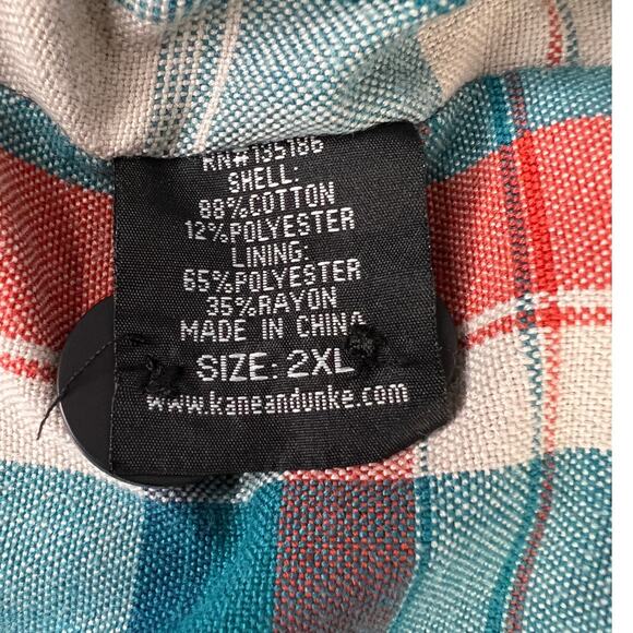 Kane & Unke Men's XXL Military Style Jacket Gray Coat Lined Cotton Blend Pockets - Picture 10 of 16